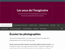 Tablet Screenshot of lesyeuxdelimaginaire.com